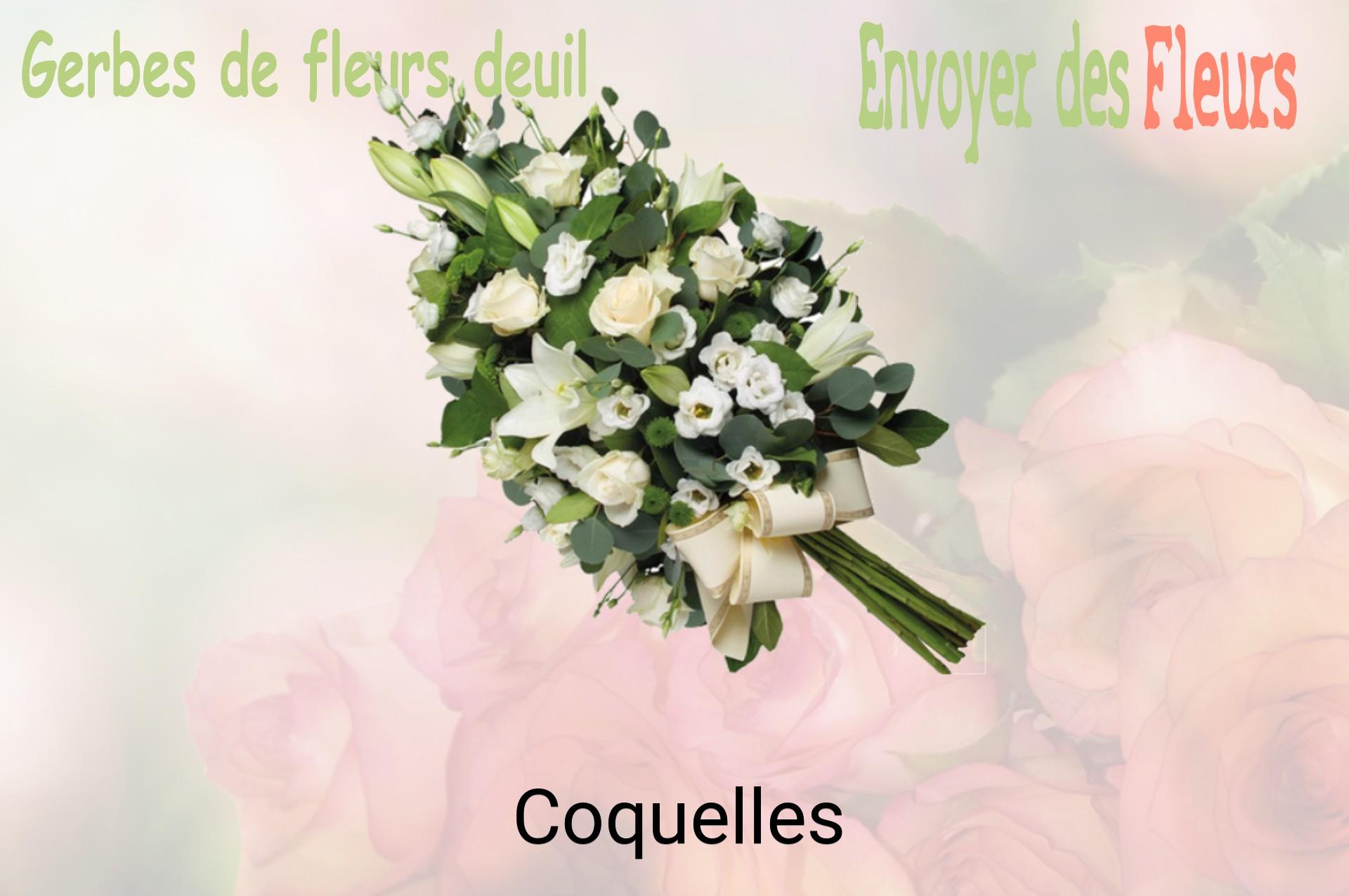 Gerbe de fleurs de deuil livrée à Coquelles